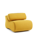 Club butaca sillon tela mostaza // Outlet_1284