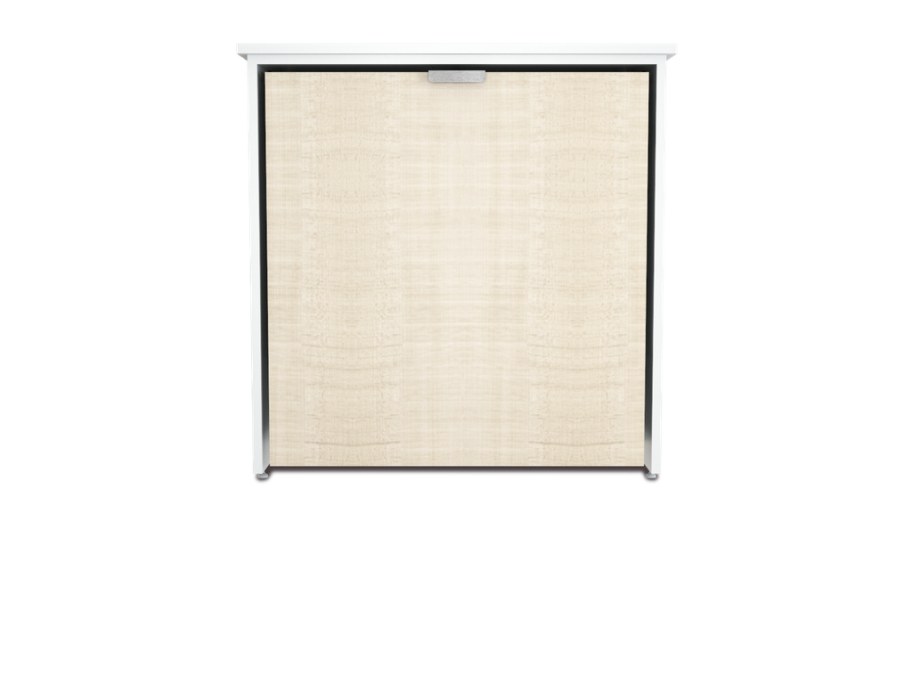 Neruti cama abatible individual con laminado de madera color lino // MS