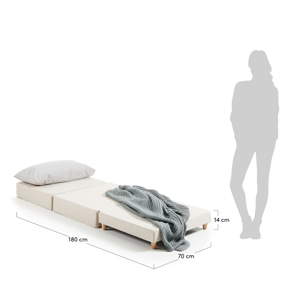 Kos puf cama con funda 70 x 60 (180) cm