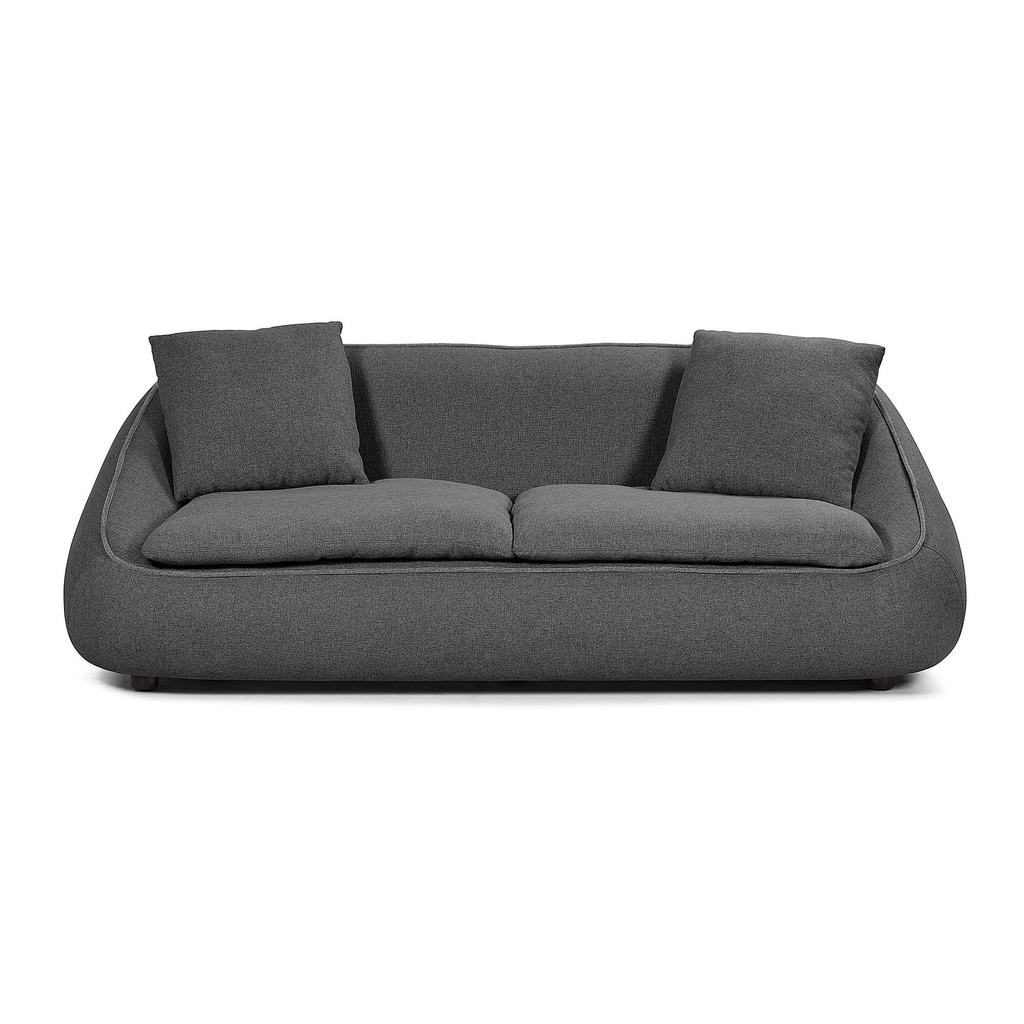 Safira sofa 3 plazas gris oscuro