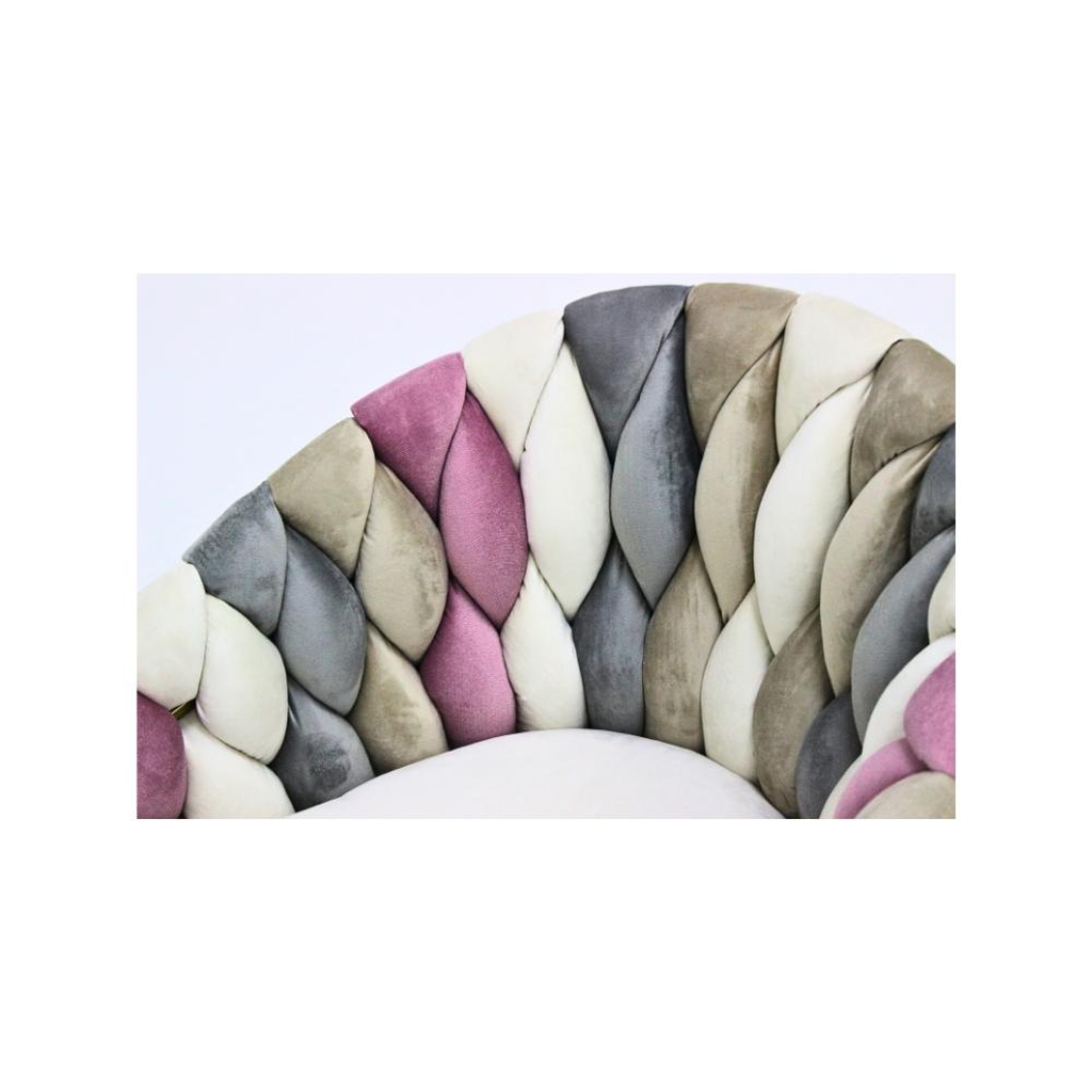 Salamanca sillon gris, beige y rosa // Outlet_19954