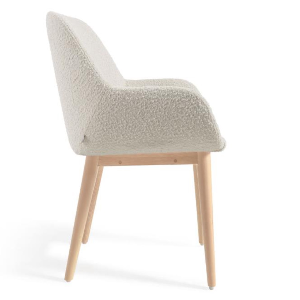 Konna silla de borregito blanco // KH_25015