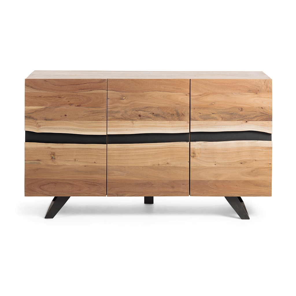 Irvin credenza 148 x 85 metal madera acacia // KH_522