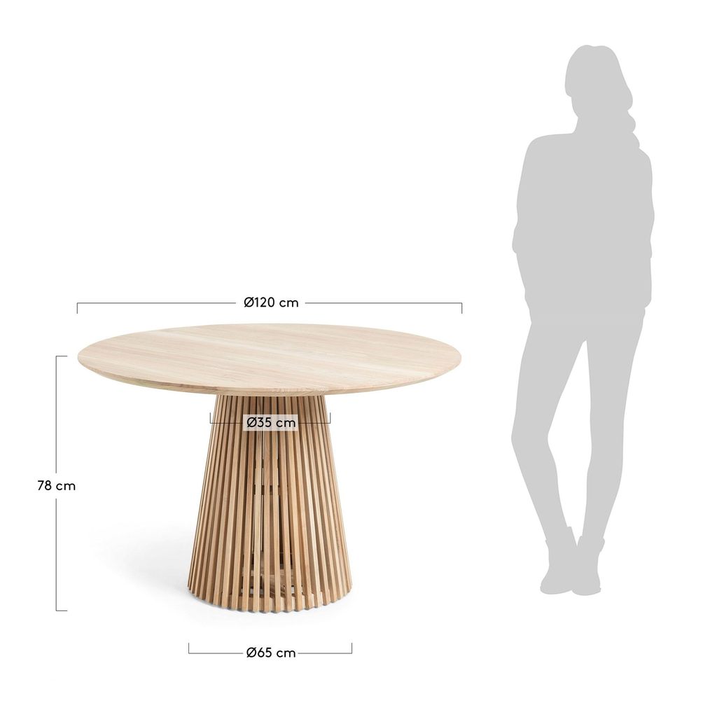 Irune mesa de comedor 120 natural // KH_816