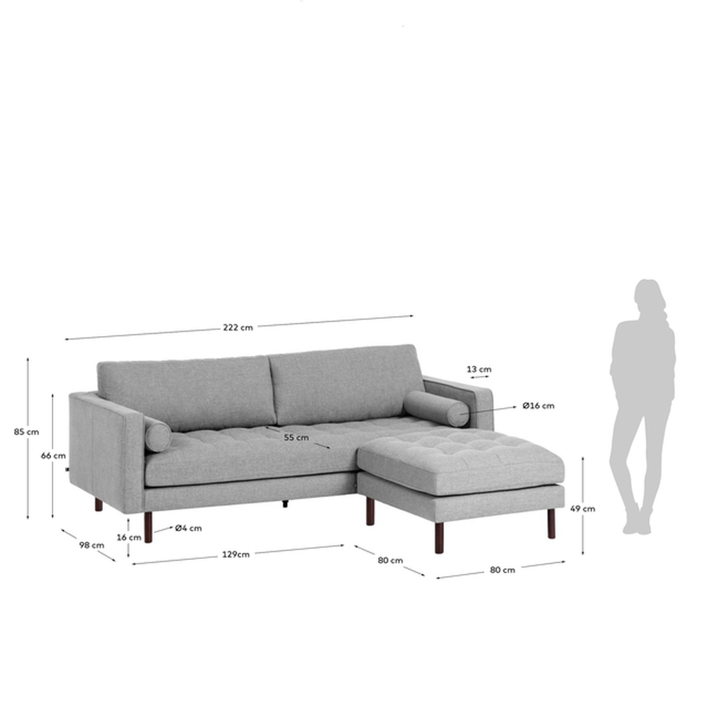 Bogart sofa 3 plazas gris claro // Pedido especial_16641