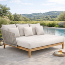 Oaxaca cama de día cuerda gris tela exterior_26664