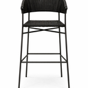 Zamora banco metal negro cuerda negra_26667