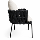 Veracruz silla cuerda negra textilne y loneta 100% exterior_26754