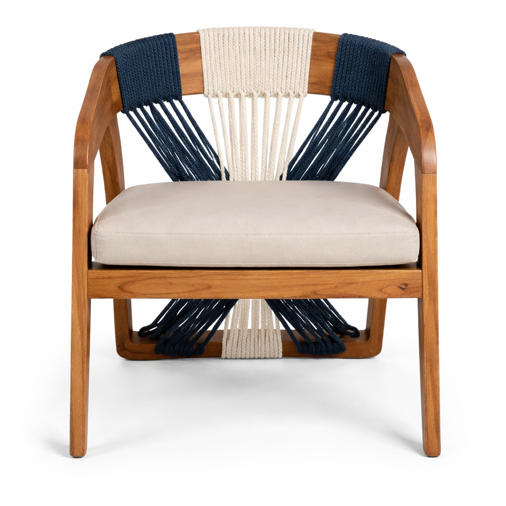 Akumal sillón de madera de parota y cojinería // Exterior techado_26857