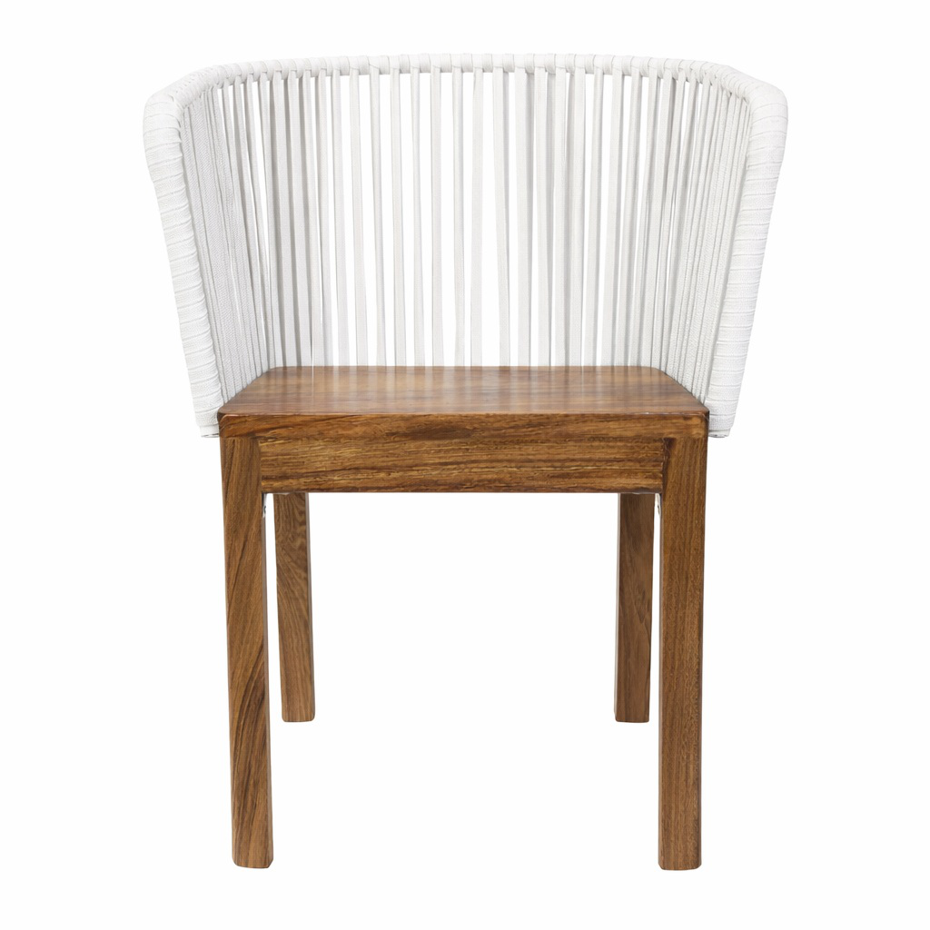 Oaxaca silla cuerda blanca base parota. // Exterior techado_26879