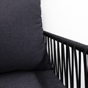 Chetumal love seat acero galvanizado textilene y loneta // Exterior 100%_26909