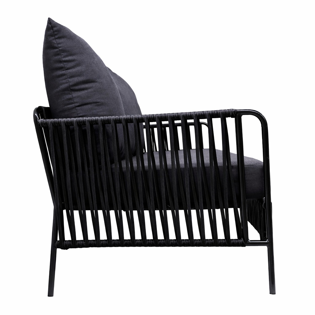 Chetumal love seat acero galvanizado textilene y loneta // Exterior 100%_26911