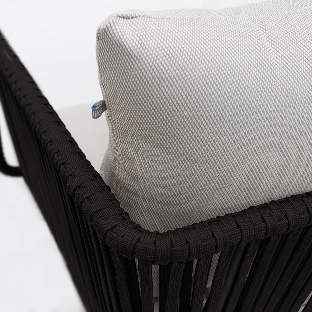 Vallarta sillón acero galvanizado textilene y loneta // Exterior 100%_26933