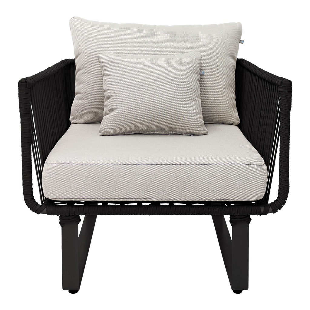 Vallarta sillón acero galvanizado textilene y loneta // Exterior 100%_26934