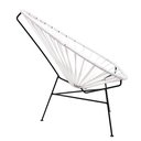 Acapulco silla original acero galvanizado negro y textilene color a elegir  // Exterior 100%_28590