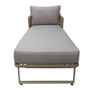 Vallarta camastro metal beige cuerda beige tela loneta // Exterior techado_30816
