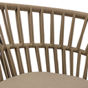 Campeche silla metal negro con cojin // Exterior techado._30638