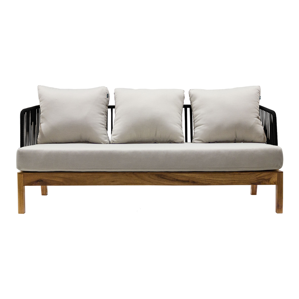 Oaxaca sofa cuerda negra tela loneta antidecoloración // Exterior techado_30819