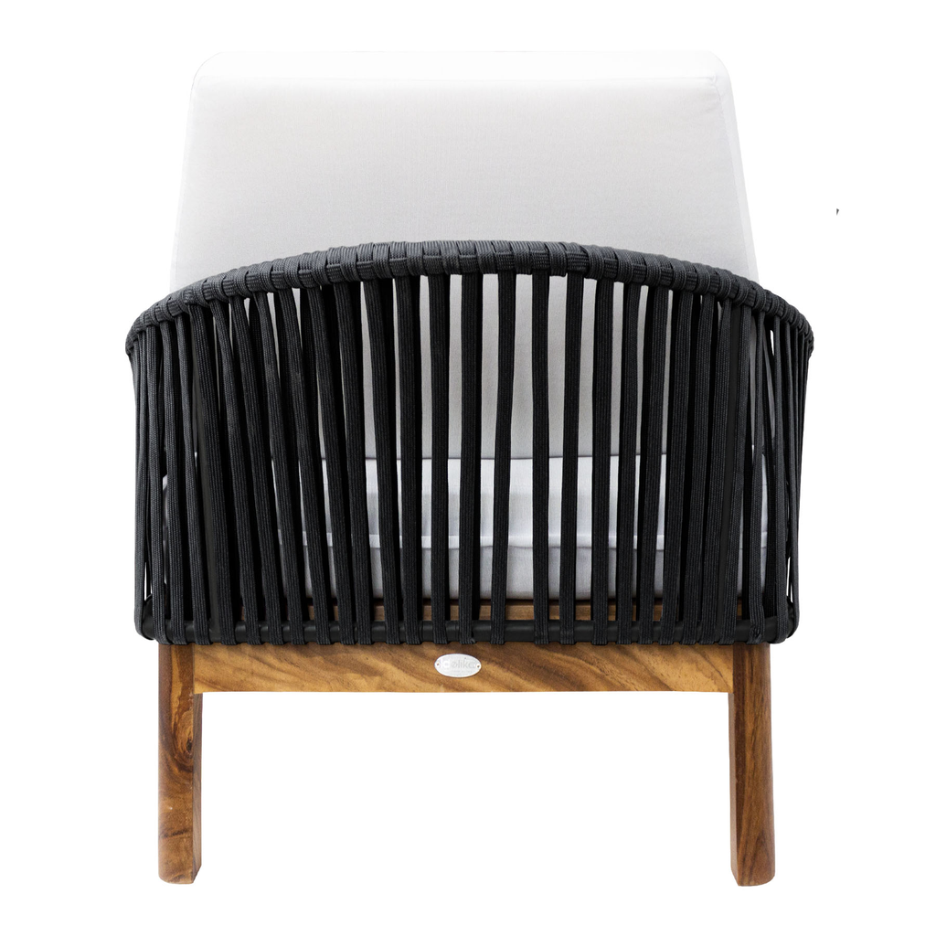 Oaxaca lounge acero galvanizado negro textilene negro tela curri // Exterior 100%_30963