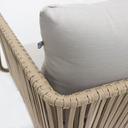 Vallarta sillon metal beige cuerda beige cojinería en tela loneta // Exterior techado_30880