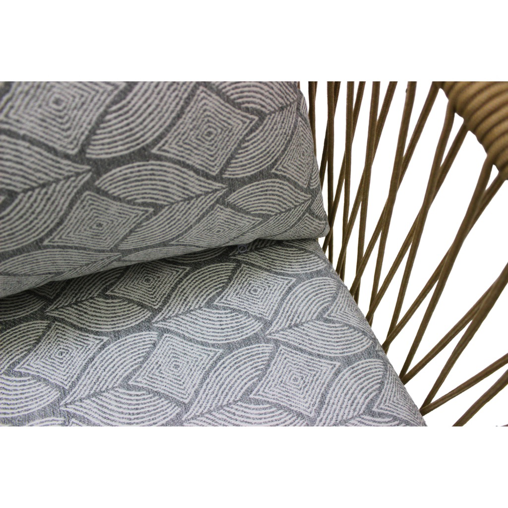 Tequila love acero galvanizado negro textilene beige loneta // Exterior 100%_31246