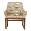 Bacalar sillon metal negro tejido con nylon beige PEDIDO ESPECIAL minimo 10 pzas // Exterior techado_31366