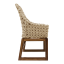 Bacalar sillon metal negro tejido con nylon beige PEDIDO ESPECIAL minimo 10 pzas // Exterior techado_31368