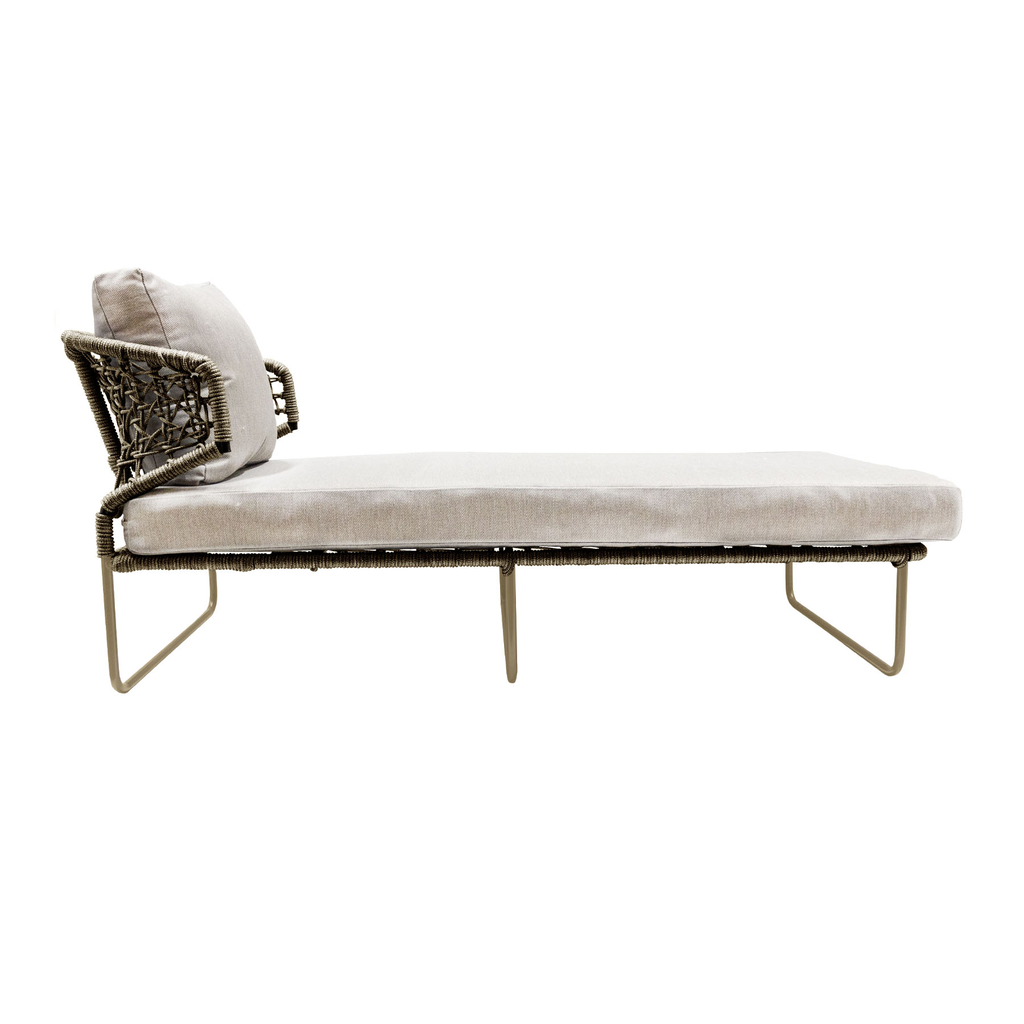 Yelapa camastro metal beige cuerda nylon beige tela loleta // Exterior techado_31375