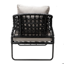 Yelapa camastro acero galvanizado negro cuerda textilene negra tela loneta // Exterior 100%_31388