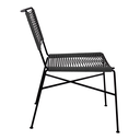 Caleta silla acero galvanizado negro cuerda textilene negra o en color elegir // Exterior 100%_31415