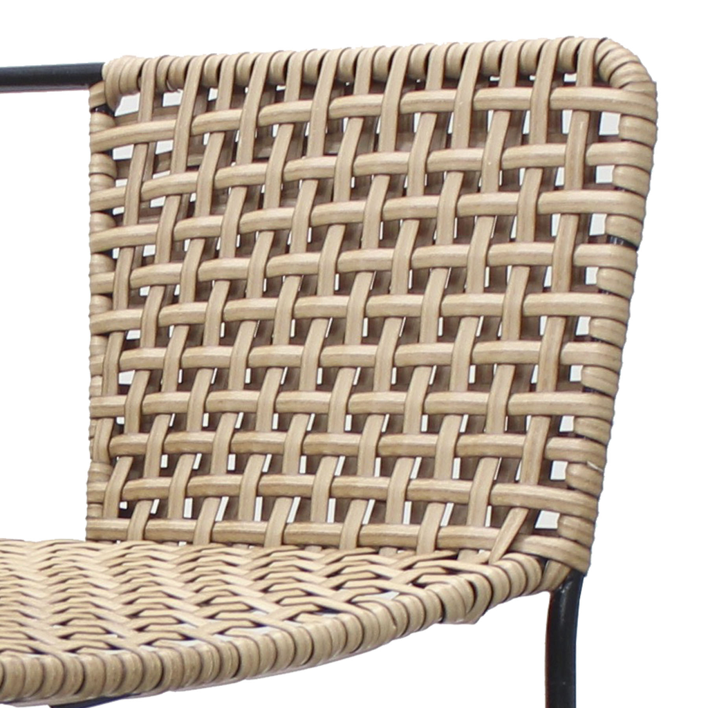 Costa silla acero galvanizado negro textilene beige PEDIDO ESPECIAL 20 PZAS MIN. // Exterior 100%_31357