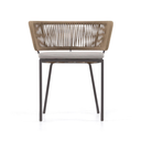 Avandaro silla metal negro, cuerda y tela // Exterior techado._31457