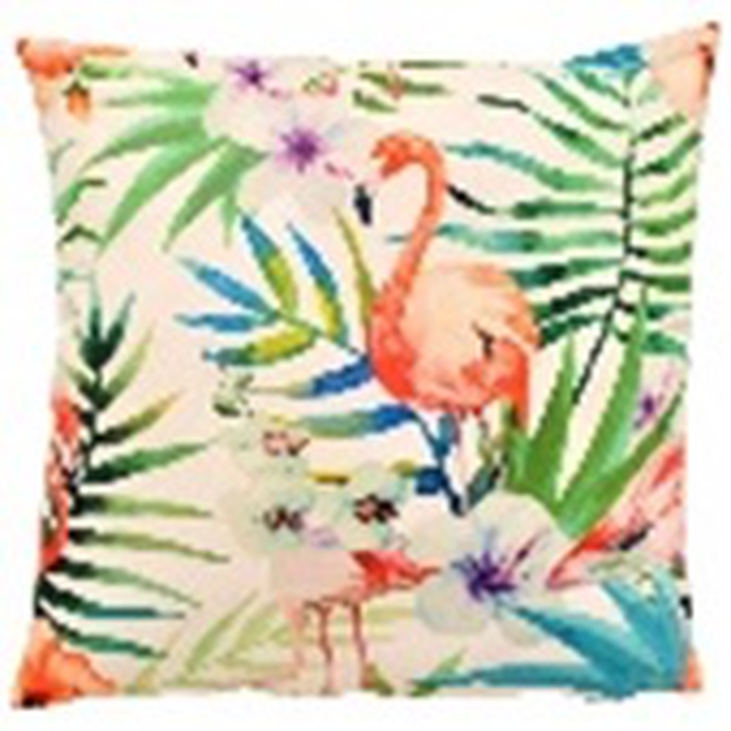 Cojin flamingo 1456.m18s 45 x 45 // Pedido especial