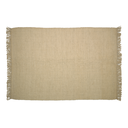 Siria alfombra yute, algodón, lana beige
