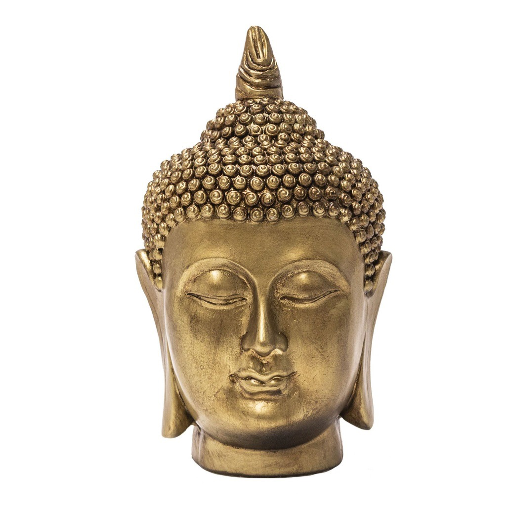 Cabeza de buda chica figura decorativa colores // Outlet