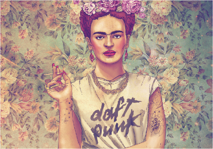 Cuadro frida smokey // MP