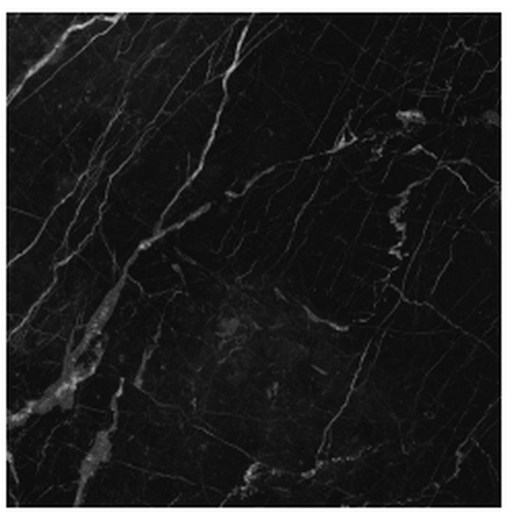 Cubierta melamina estratificada carrara negro 80x80