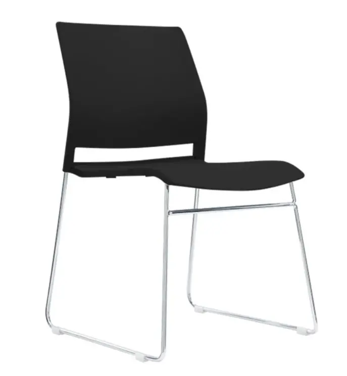 Walker silla de visita negra // Pedido especial min. 4 pzs.