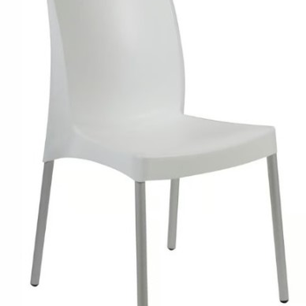 Ceona silla blanca exterior // MP