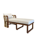 Majahuitas camastro de madera de parota cojinería loneta // Exterior techado