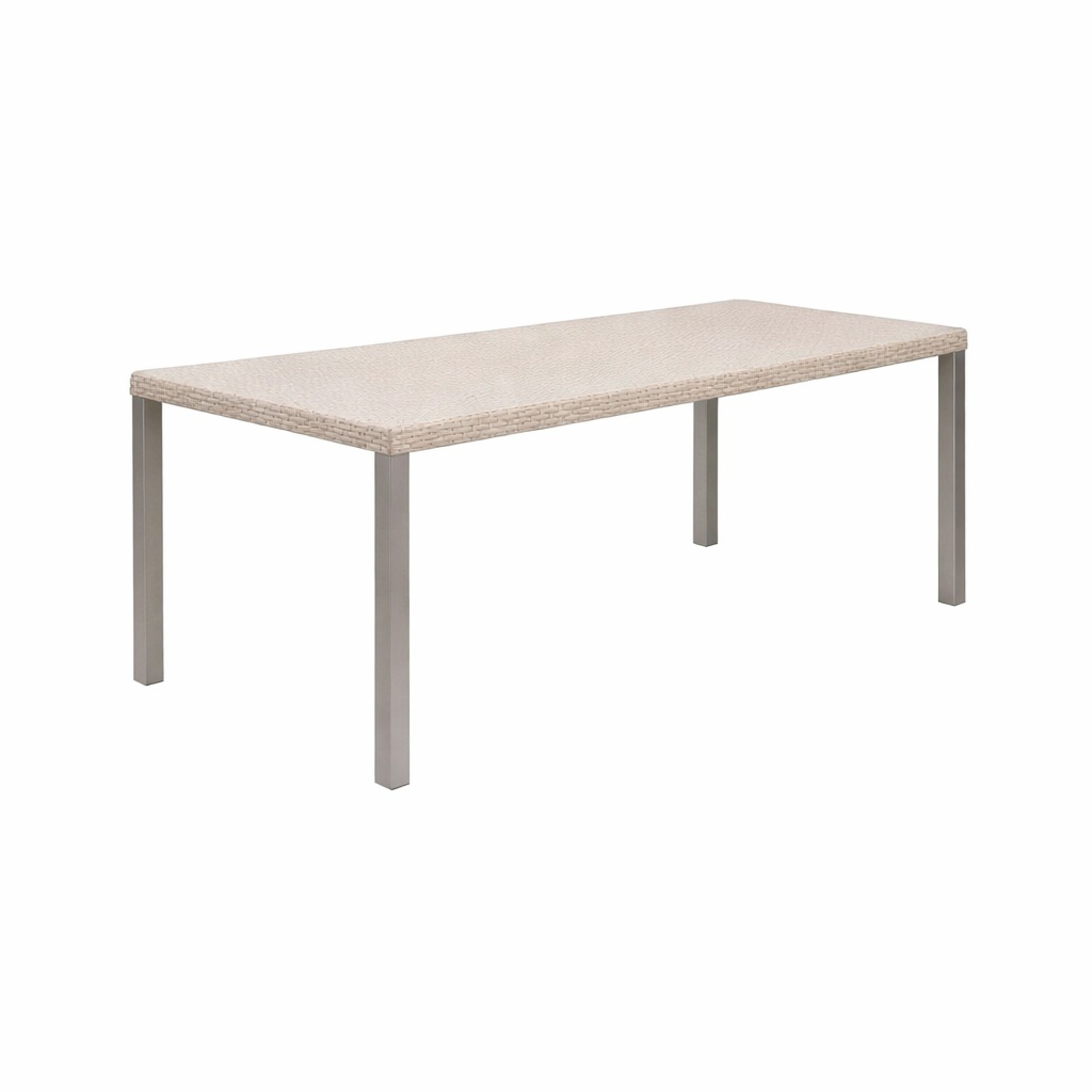 Batan mesa comedor exterior beige // MP
