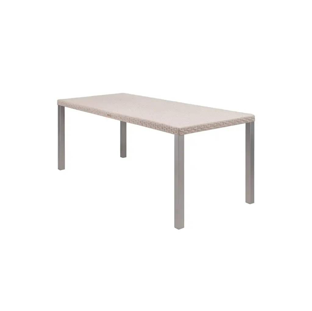 Batan mesa de comedor exterior beige // MP