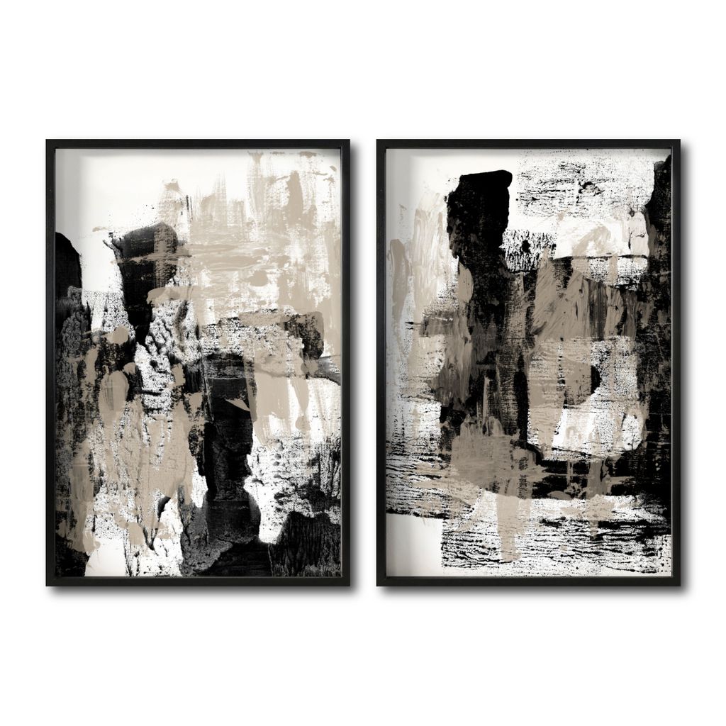 Juego abstracto cuadro decorativo codigo 023 A Y B-GN // MP