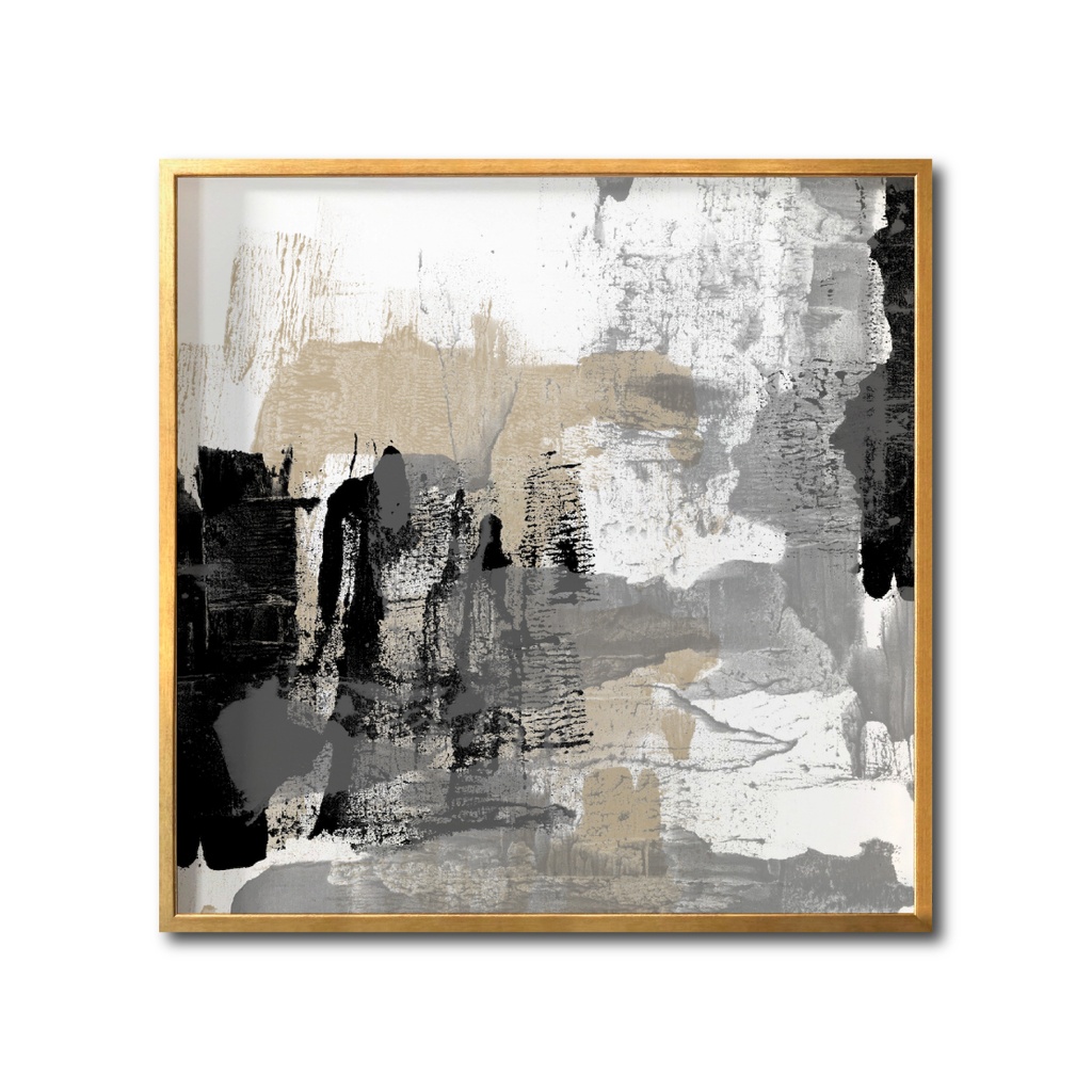 Abstracto negro arena cuadro decorativo codigo 024-MD // MP