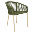 Tequila silla metal beige cuerda verde // Exterior techado