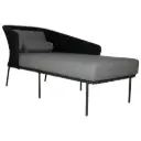 Chacala camastro individual acero galvanizado negro // Exterior 100% 