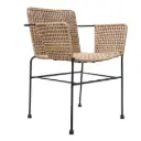 Costa silla acero galvanizado negro textilene beige PEDIDO ESPECIAL 20 PZAS MIN. // Exterior 100%  