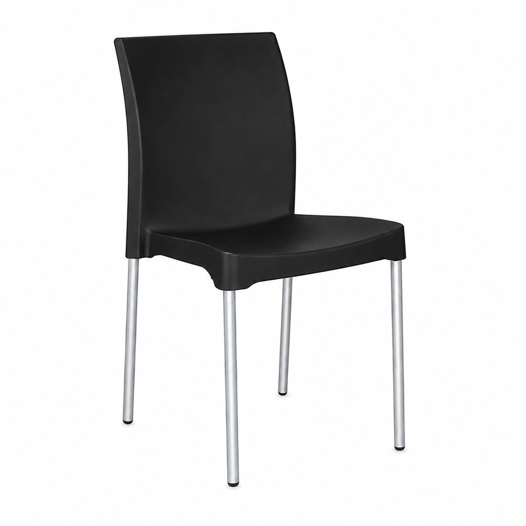 Ceona silla negra exterior // MP