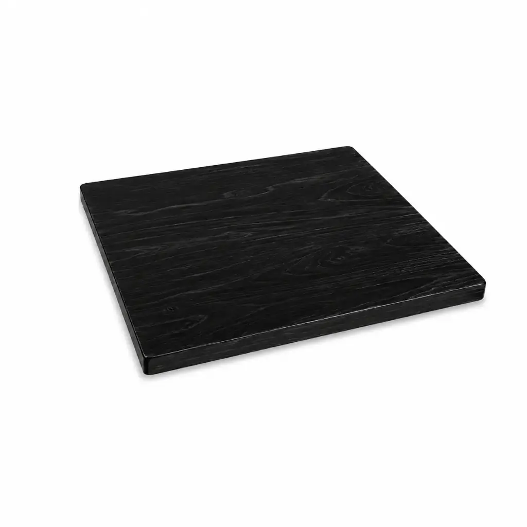 Cubierta madera tintada a negro 90 x 90 // Exterior 100%