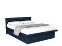 Cunert base de cama queen size con tapicería color azul // MS